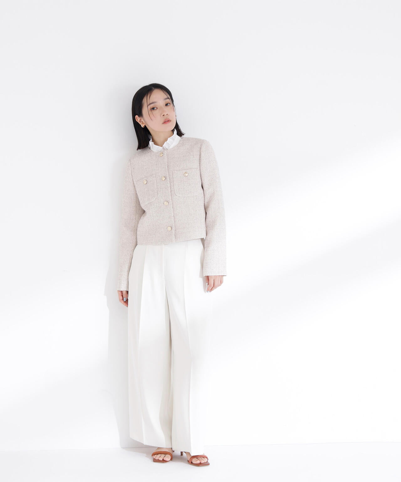 メタルポイントワイドパンツ