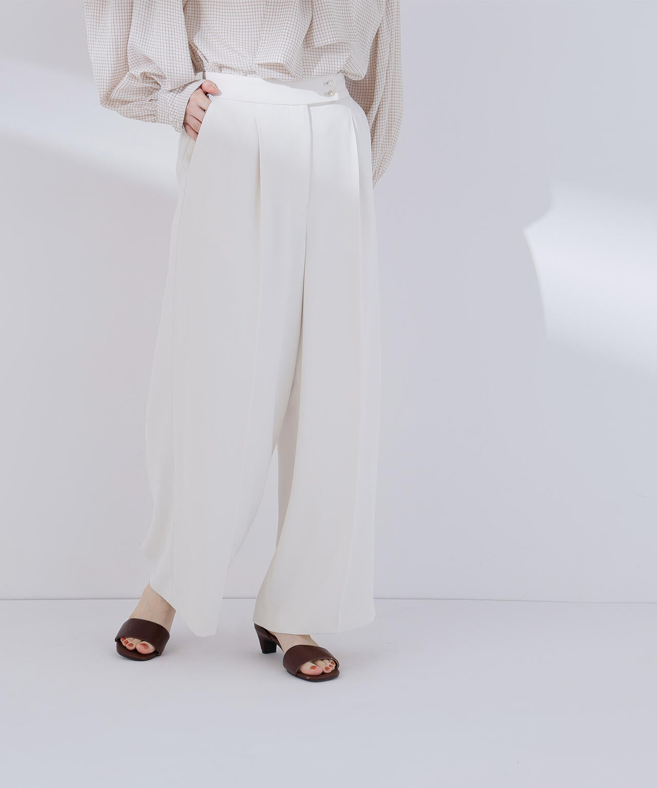 メタルポイントワイドパンツ