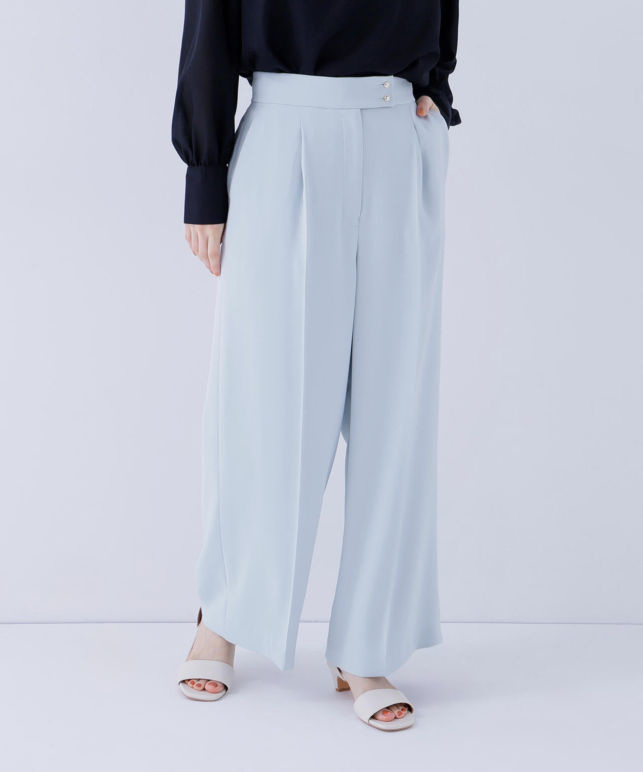 メタルポイントワイドパンツ