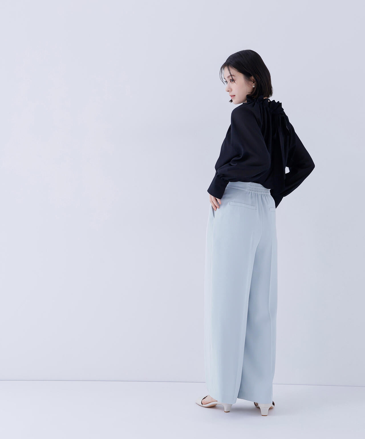 メタルポイントワイドパンツ