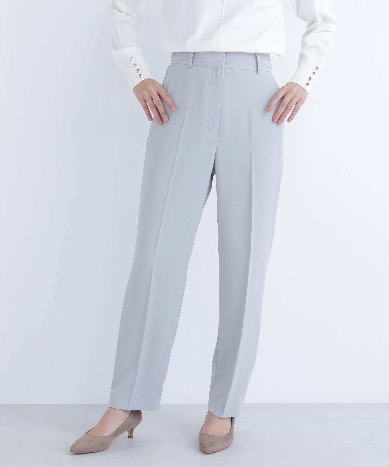 カラーテーパードパンツ