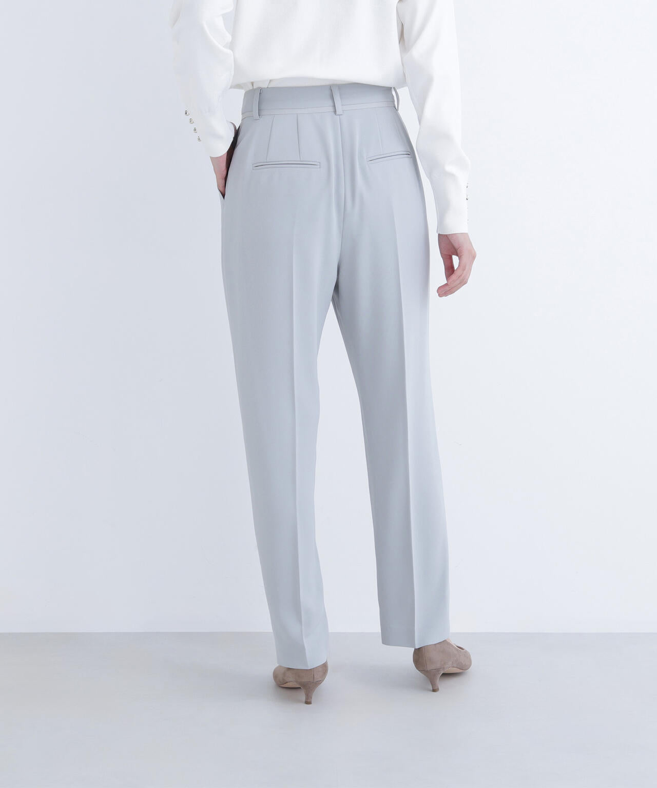 カラーテーパードパンツ