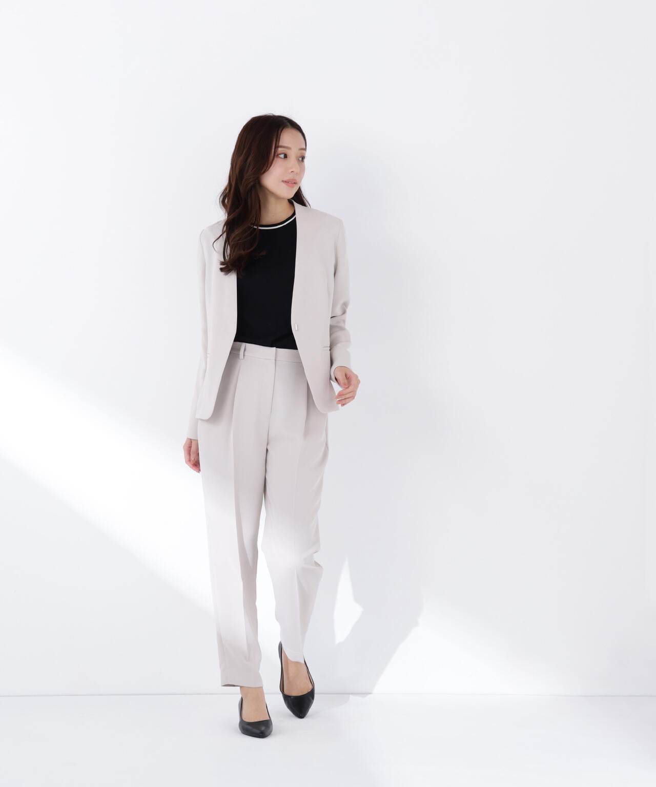 ドビーツイル SETUP テーパードパンツ