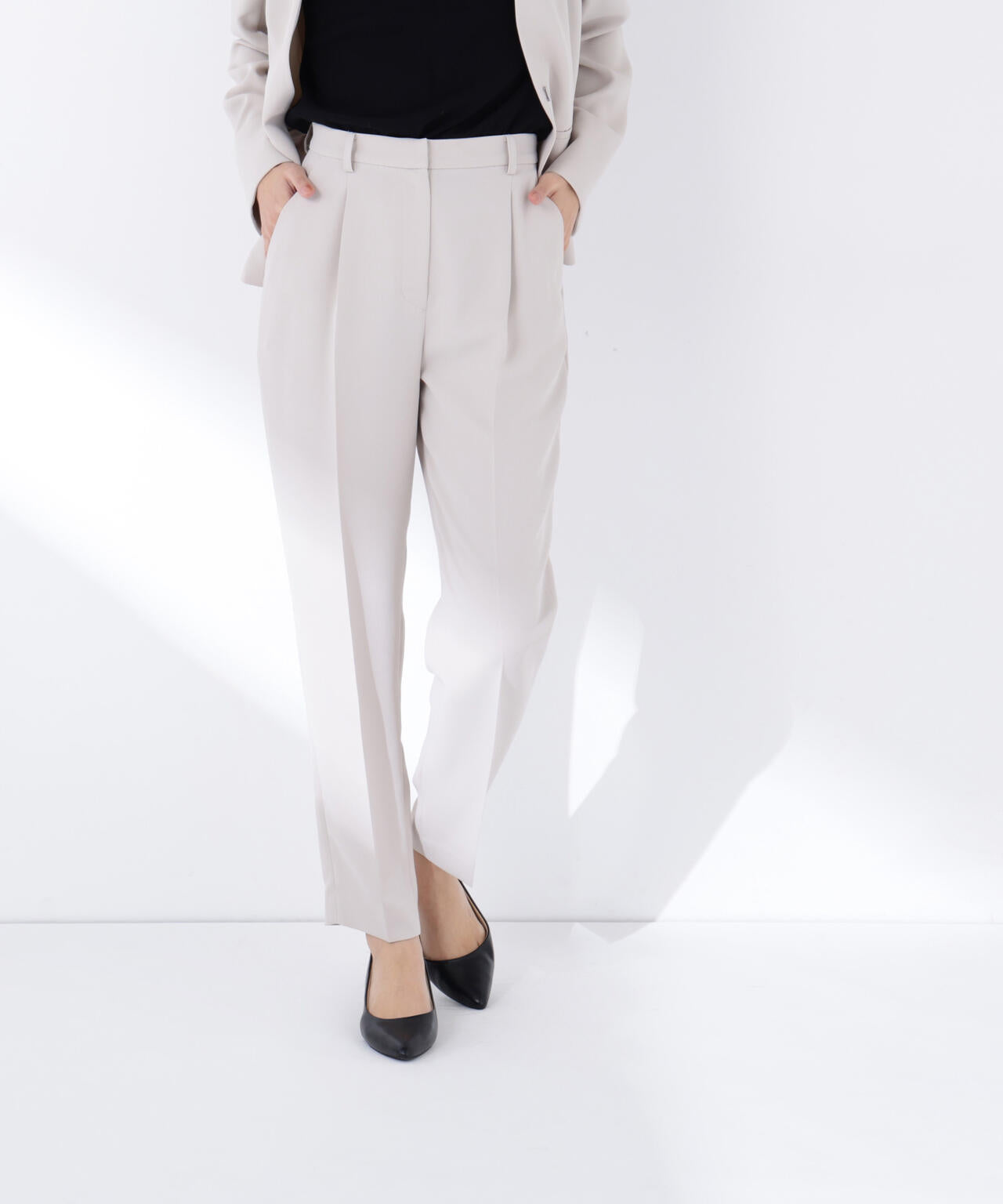 ドビーツイル SETUP テーパードパンツ