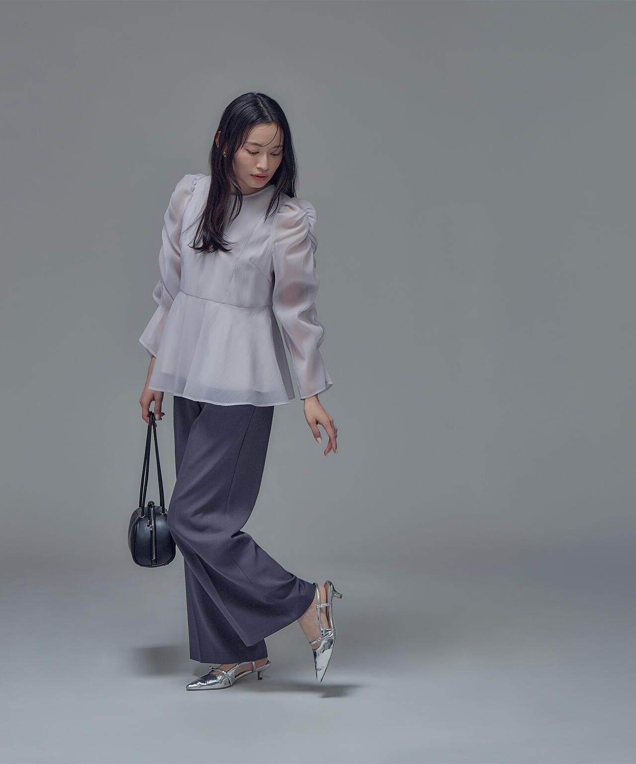 ビスチェドッキングブラウス&パンツ パンツ