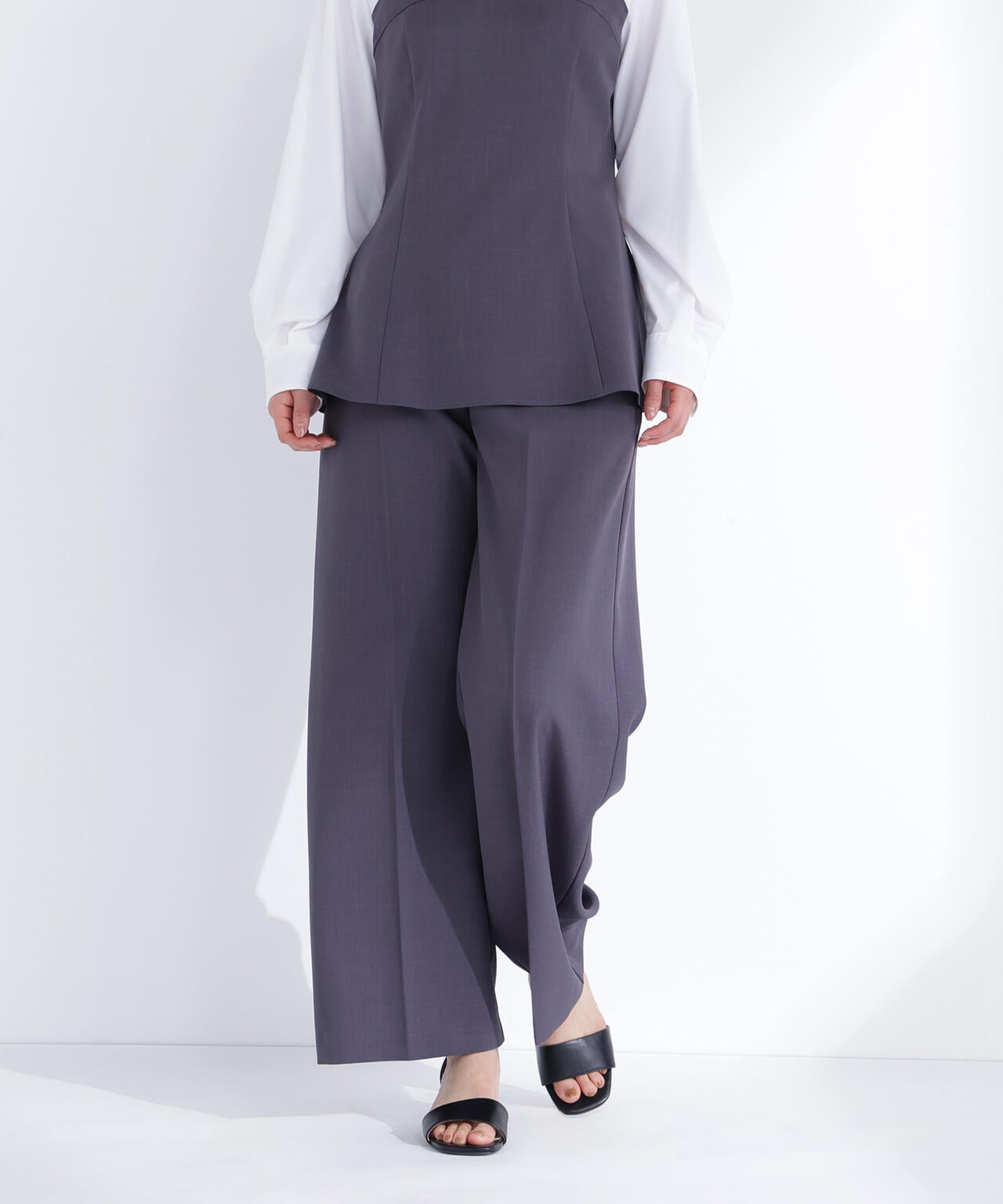 ビスチェドッキングブラウス&パンツ パンツ