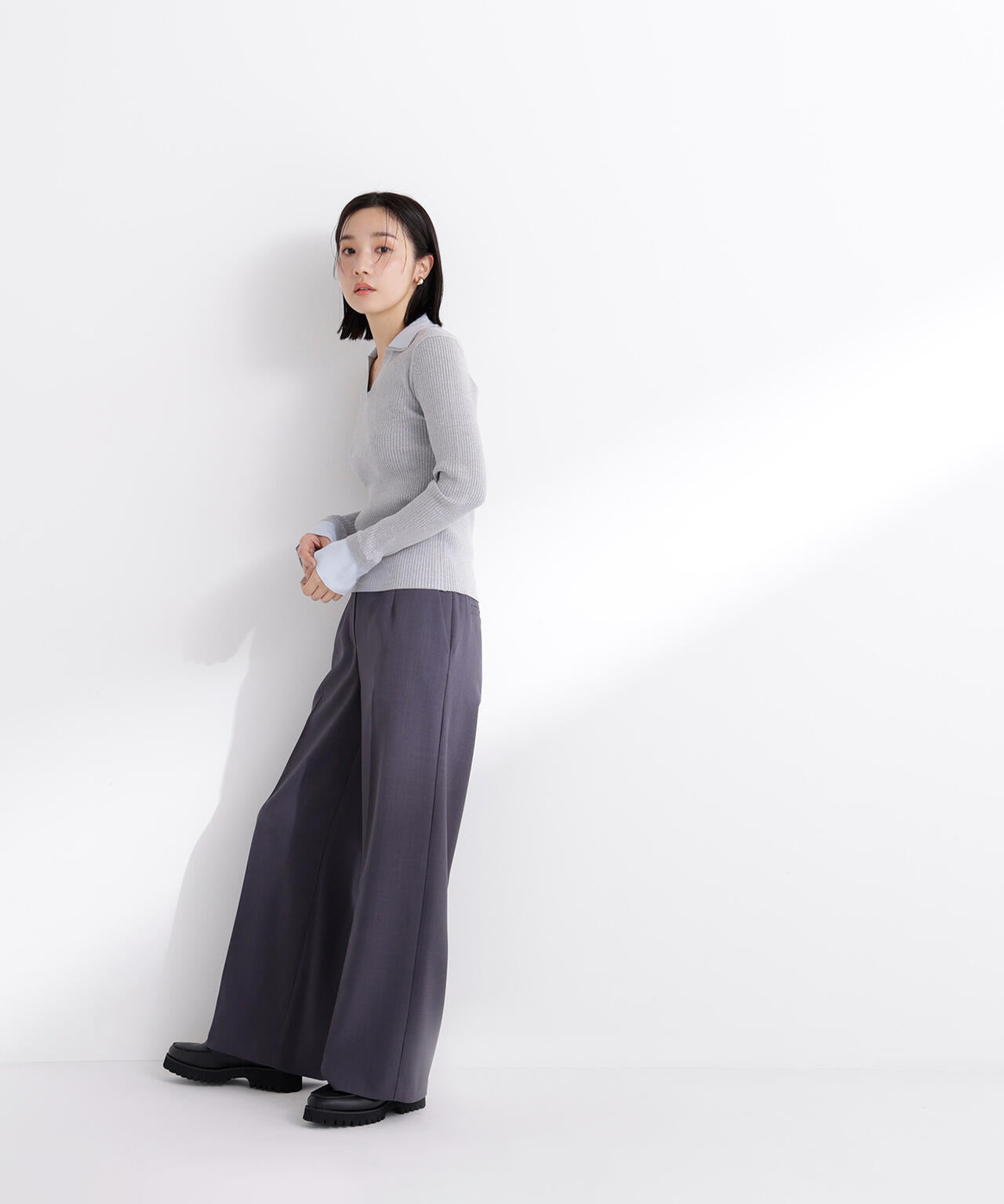 ビスチェドッキングブラウス&パンツ パンツ