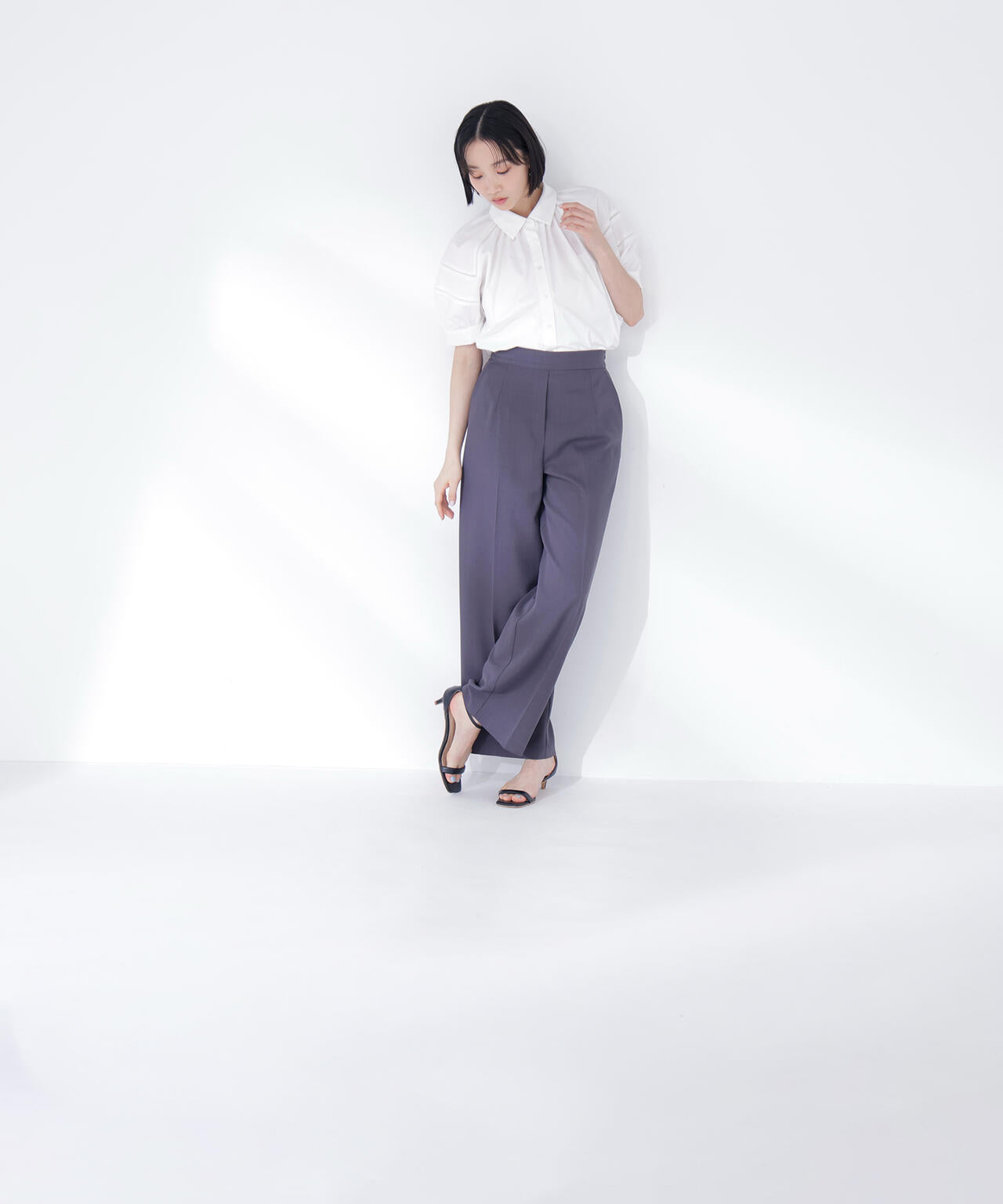 身長165 B:80 W:59 / H:85 / S:23.5 着用サイズ:M