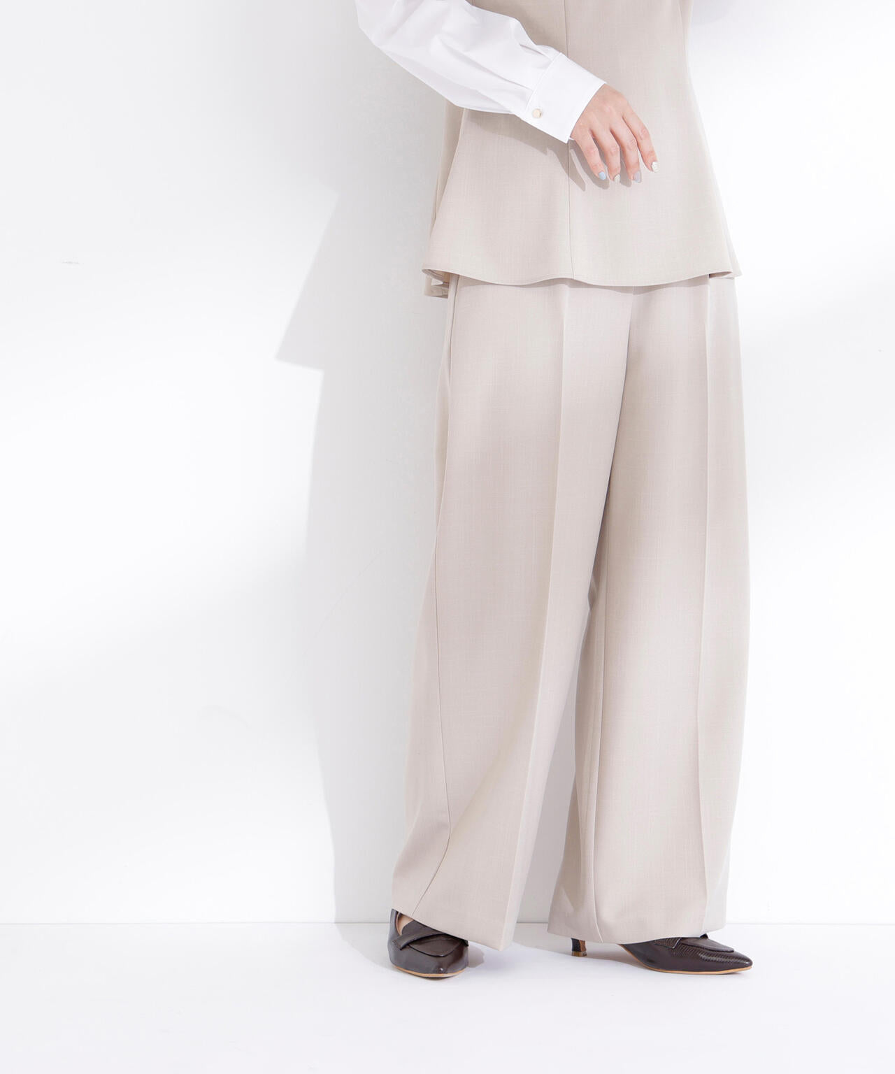 ビスチェドッキングブラウス&パンツ パンツ