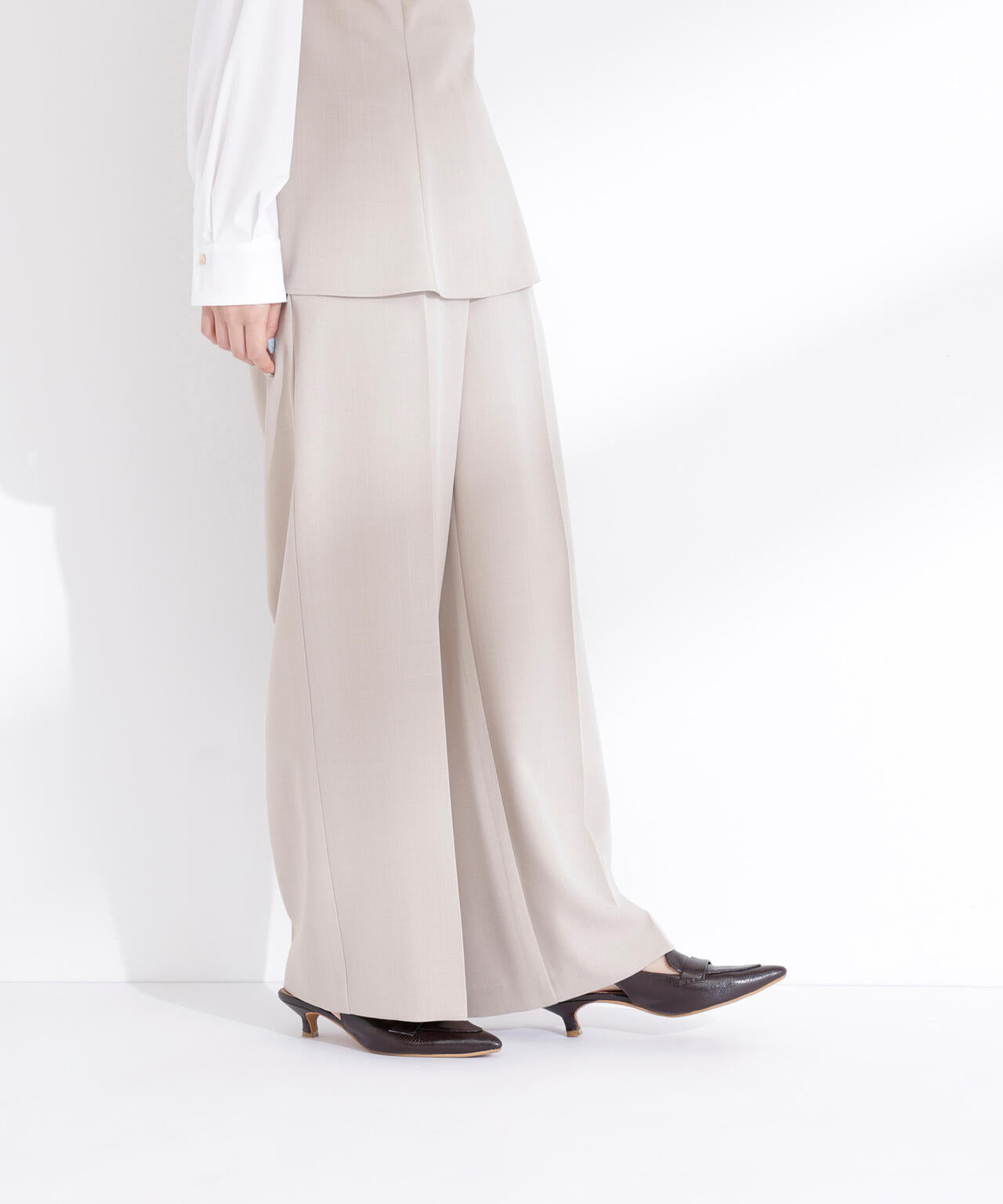 ビスチェドッキングブラウス&パンツ パンツ