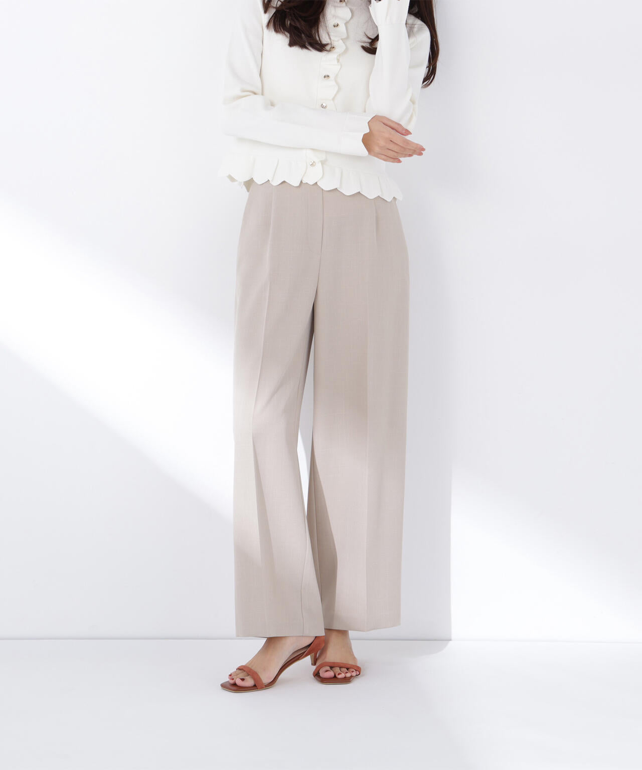 ビスチェドッキングブラウス&パンツ パンツ