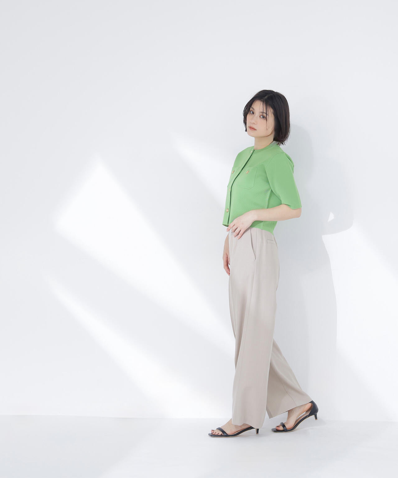 ビスチェドッキングブラウス&パンツ パンツ