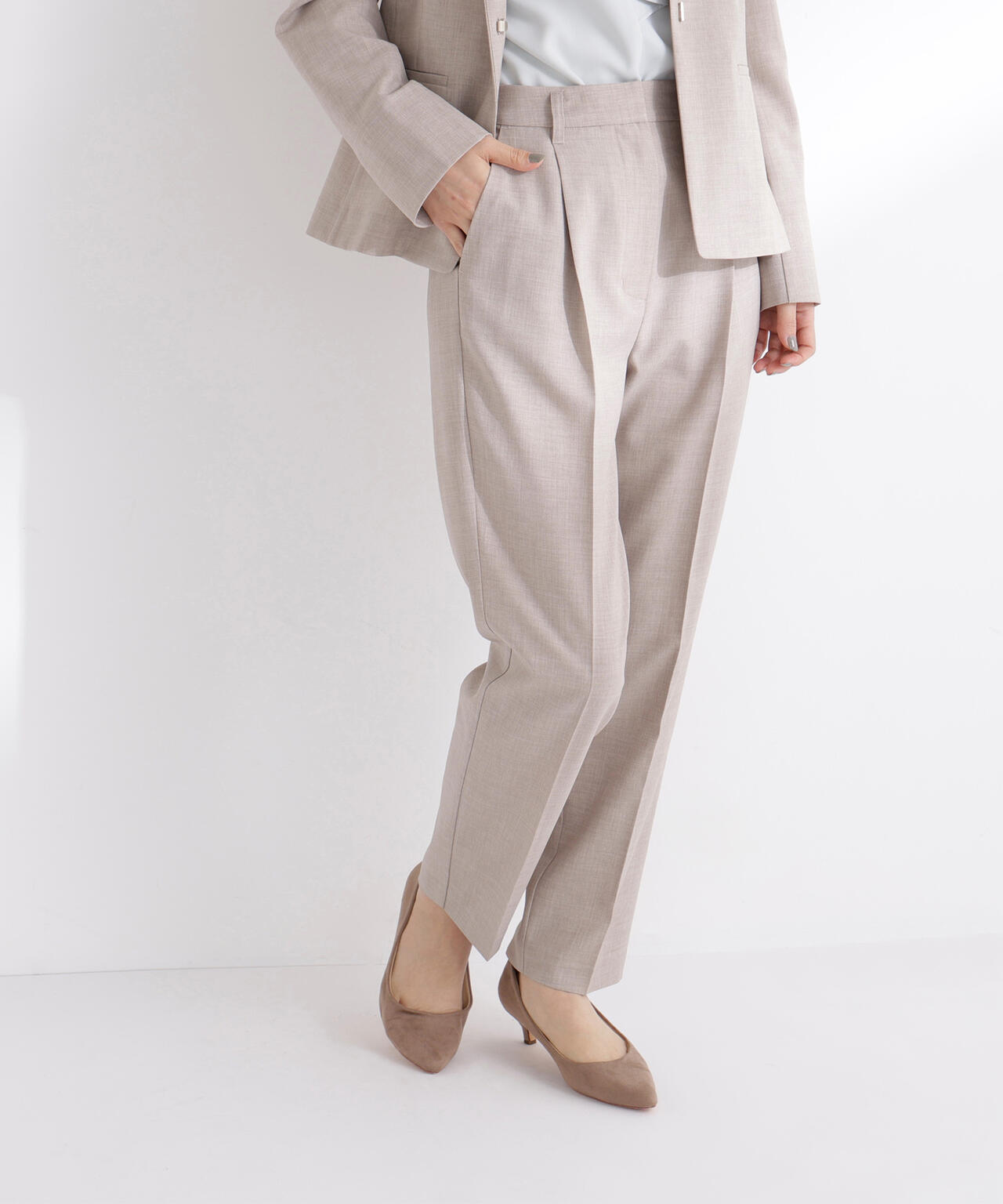 リネンライク SETUP パンツ