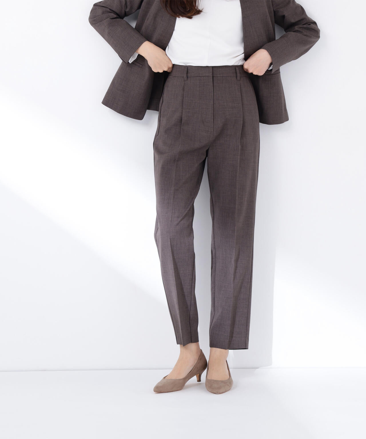 リネンライク SETUP パンツ