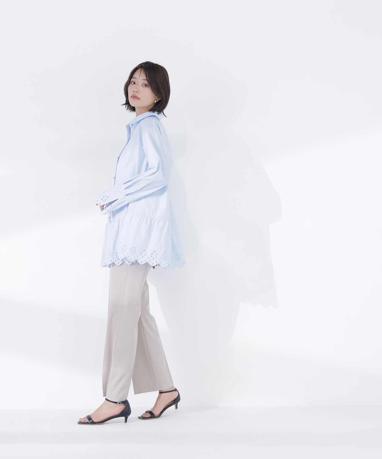 セミフレアツイルパンツ