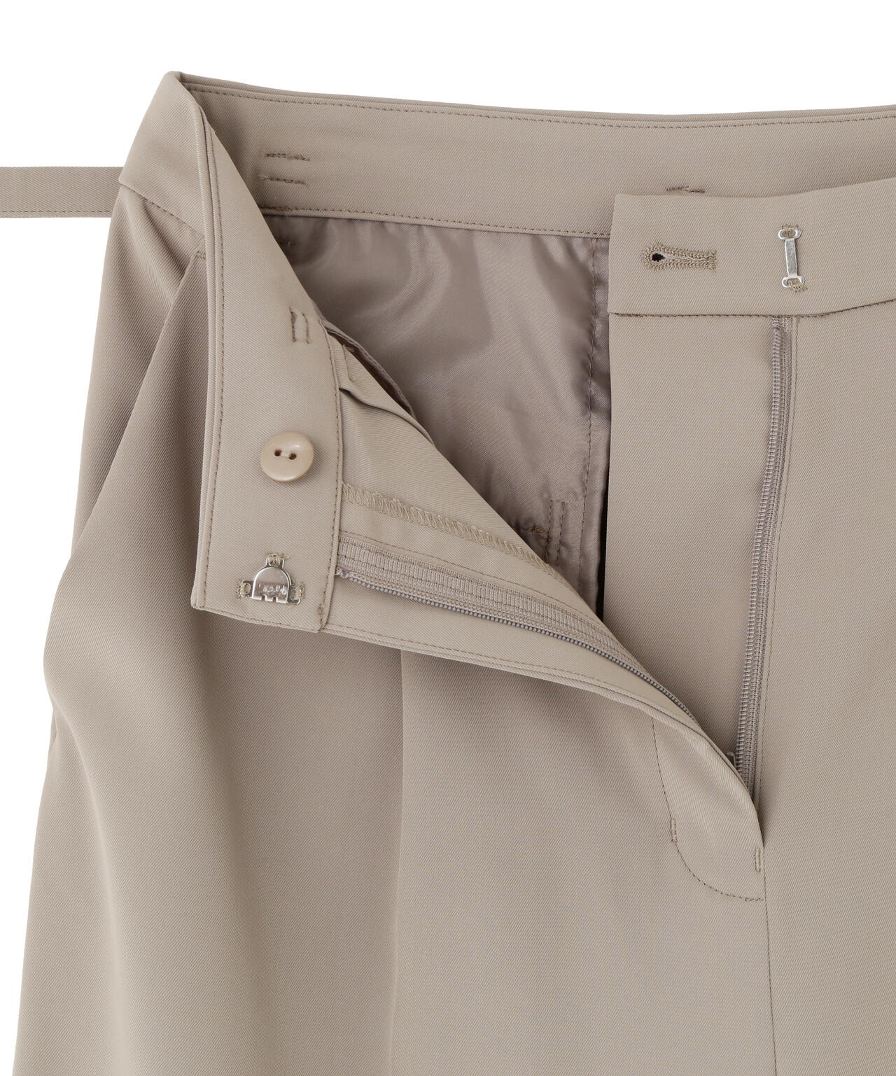 クリアツイル SETUP タックワイドパンツ