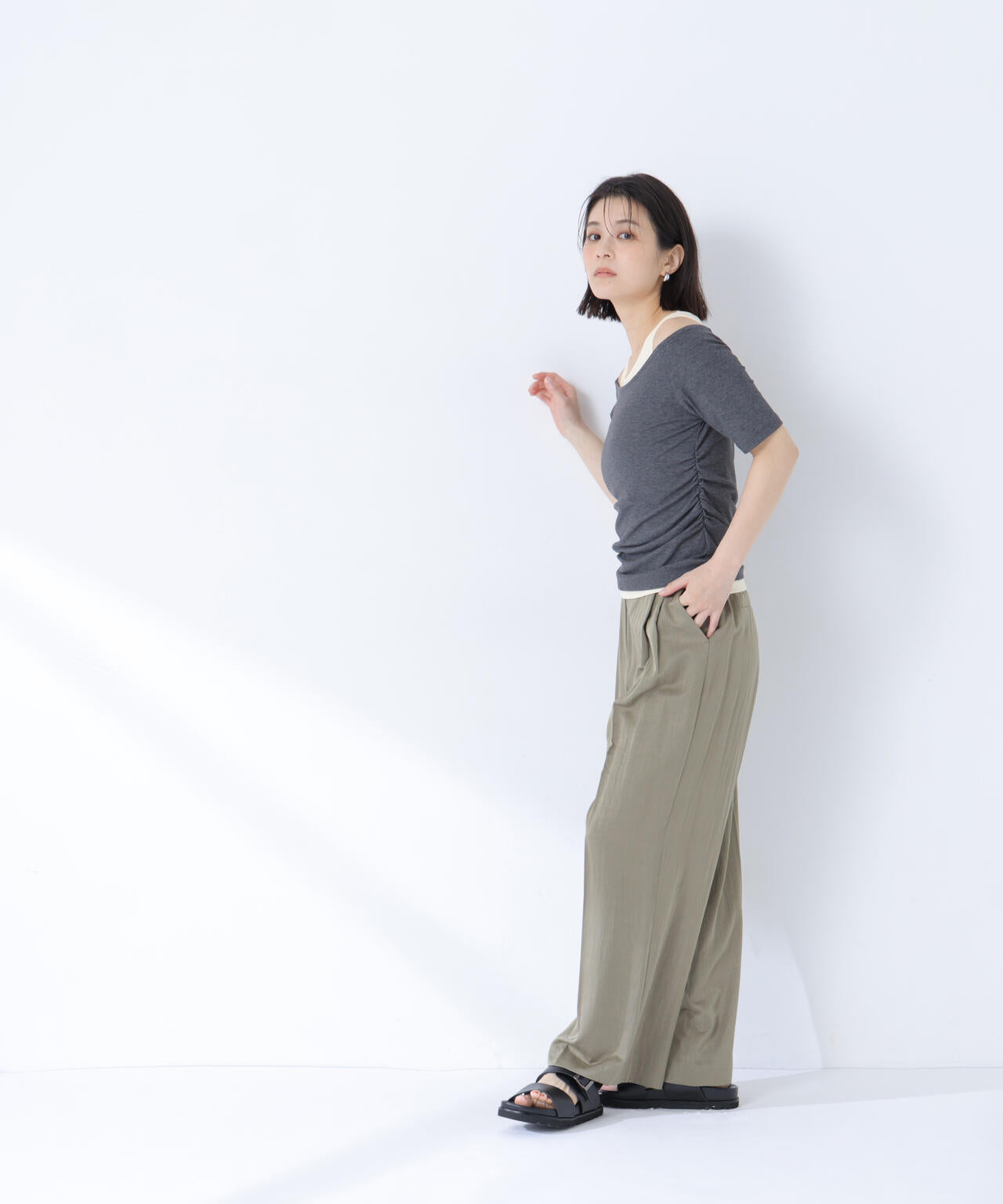 165.5cm 着用サイズ:M