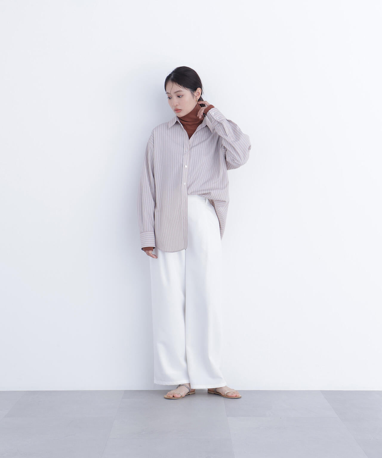 ワイドツイルパンツ