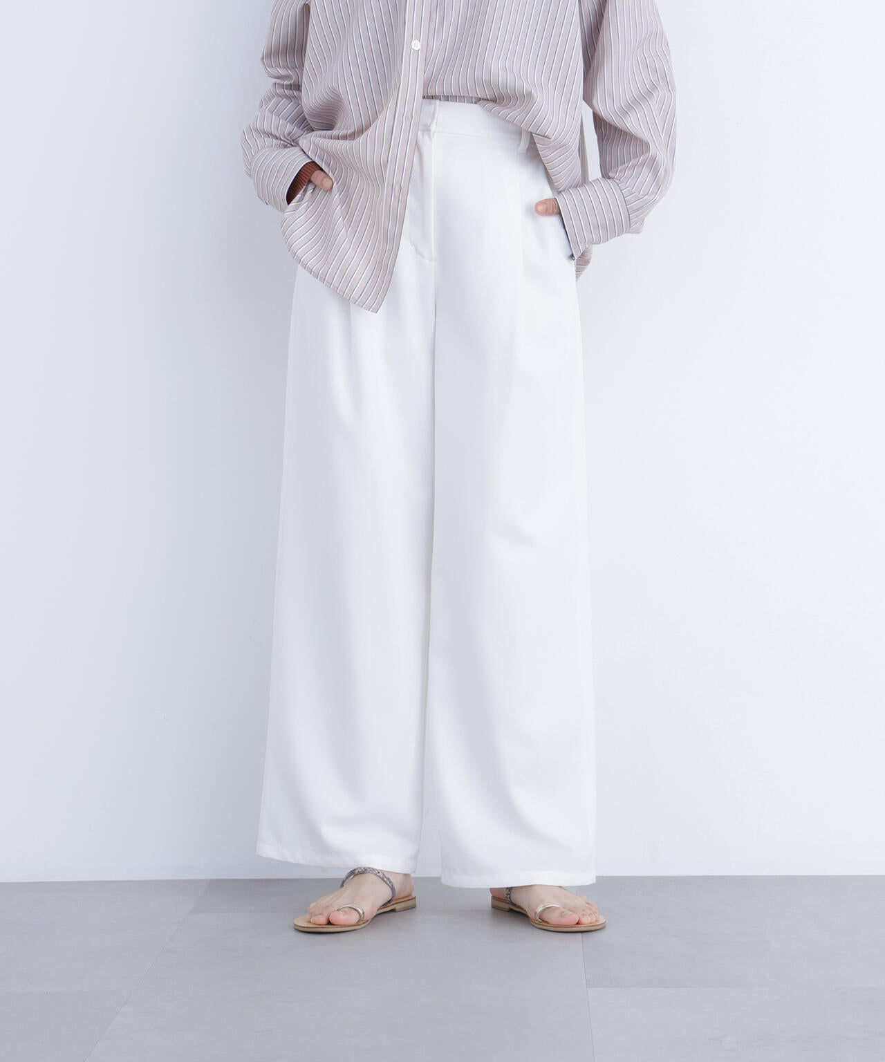 ワイドツイルパンツ