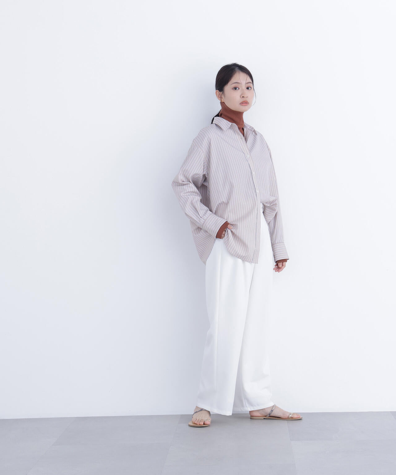 ワイドツイルパンツ