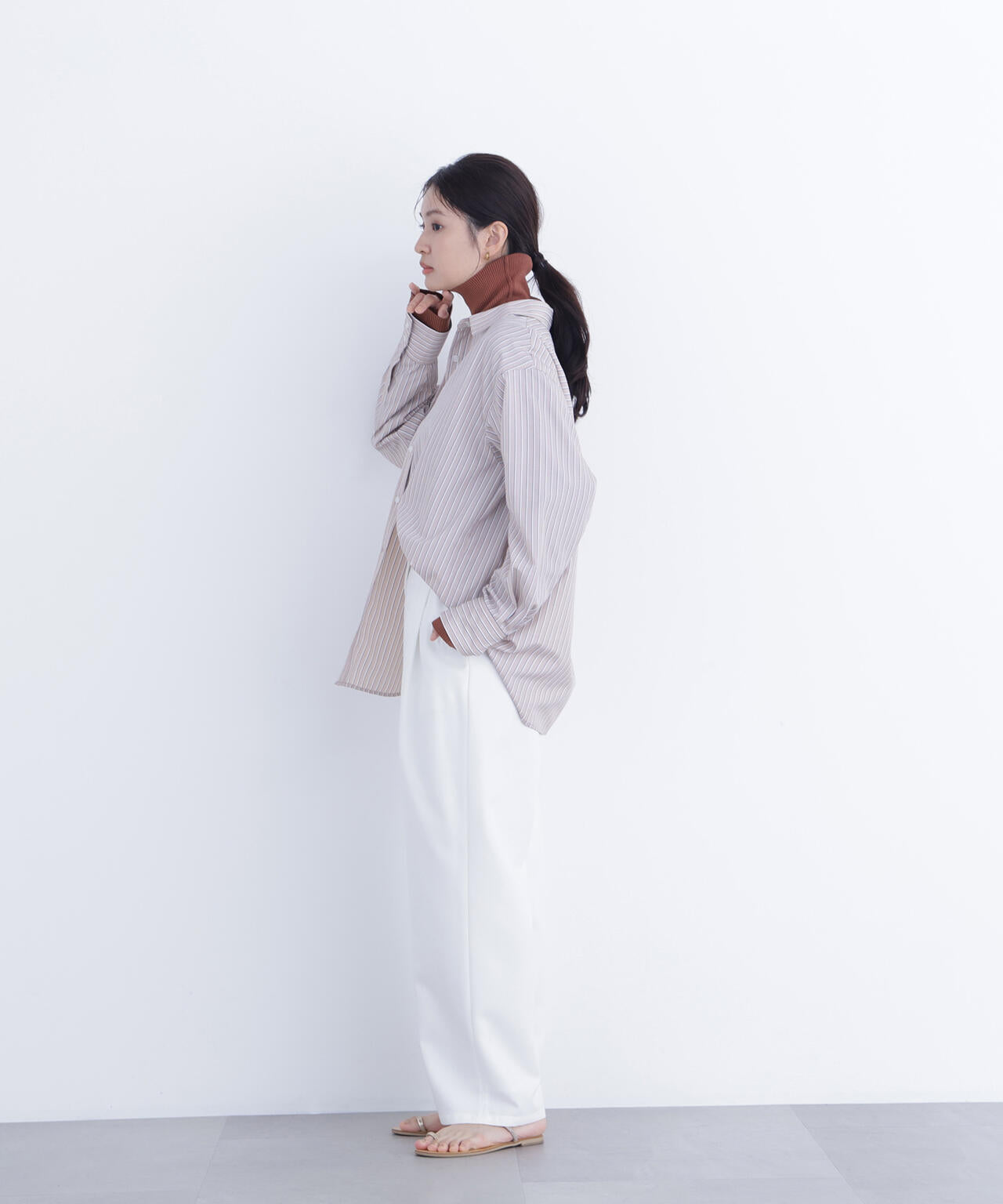 ワイドツイルパンツ