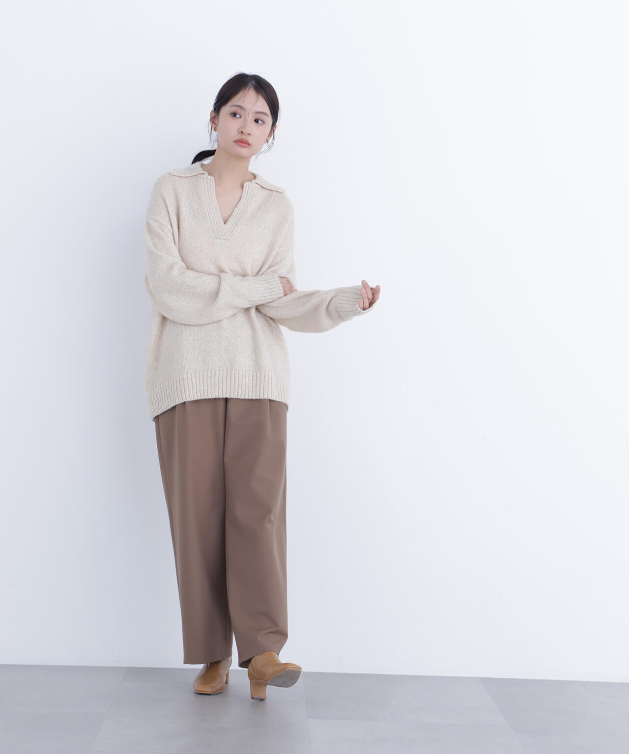 ワイドツイルパンツ