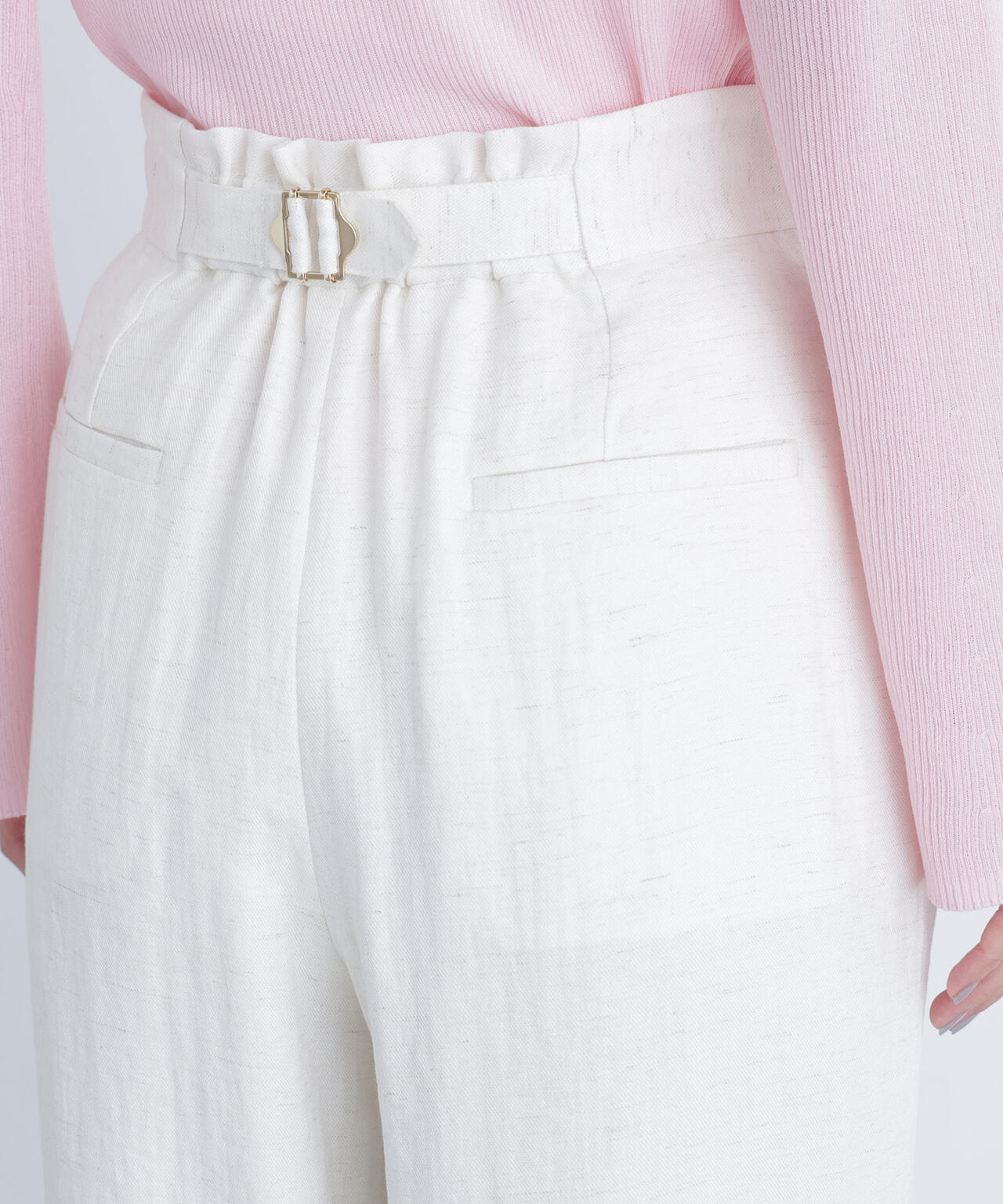 シンチバックワイドパンツ