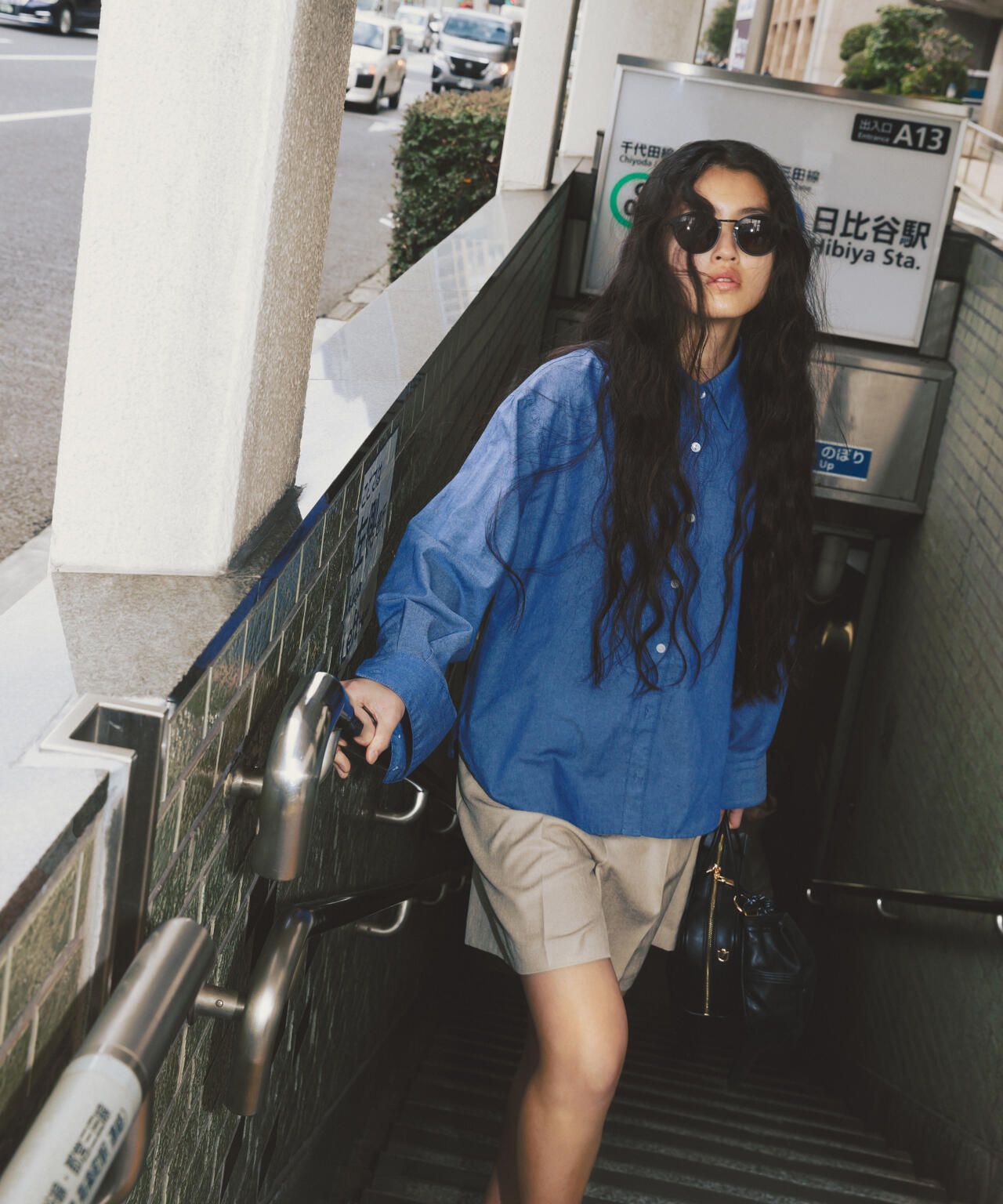 タックキュロットパンツ