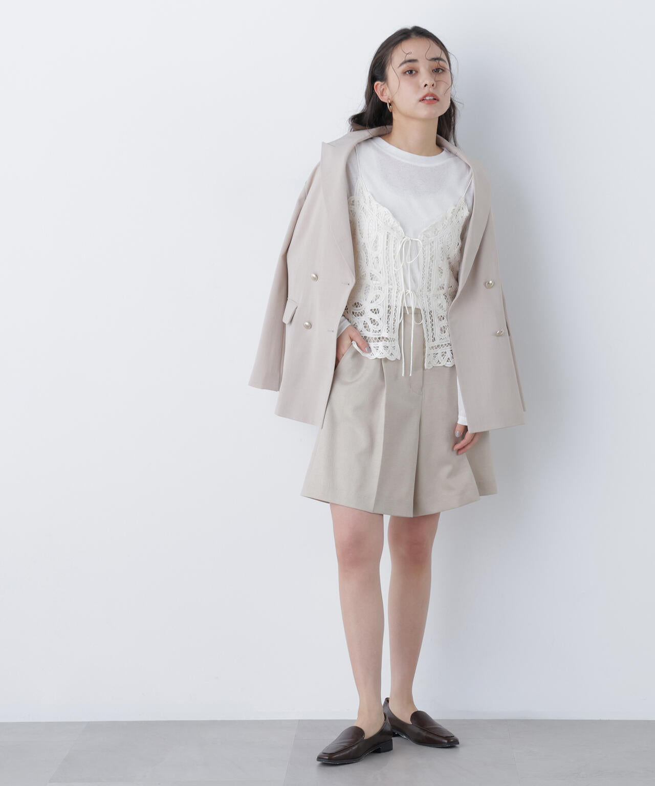 162cm 着用サイズ:FR