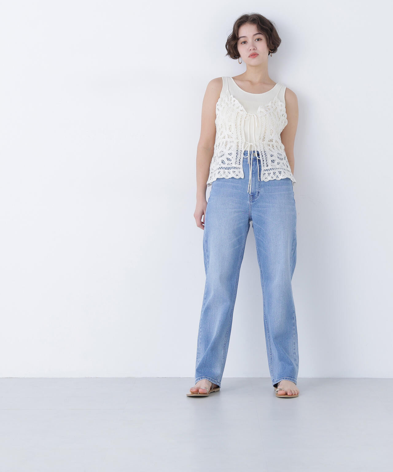 165cm B:81 W:55 H:87 着用サイズ:M