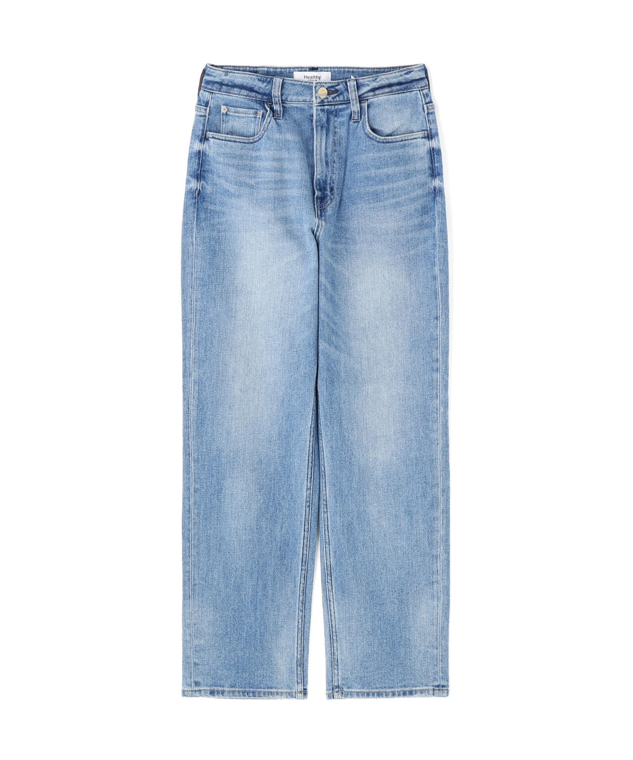 <FUDGE掲載><Healthy DENIM>ハイライズストレートデニムパンツ