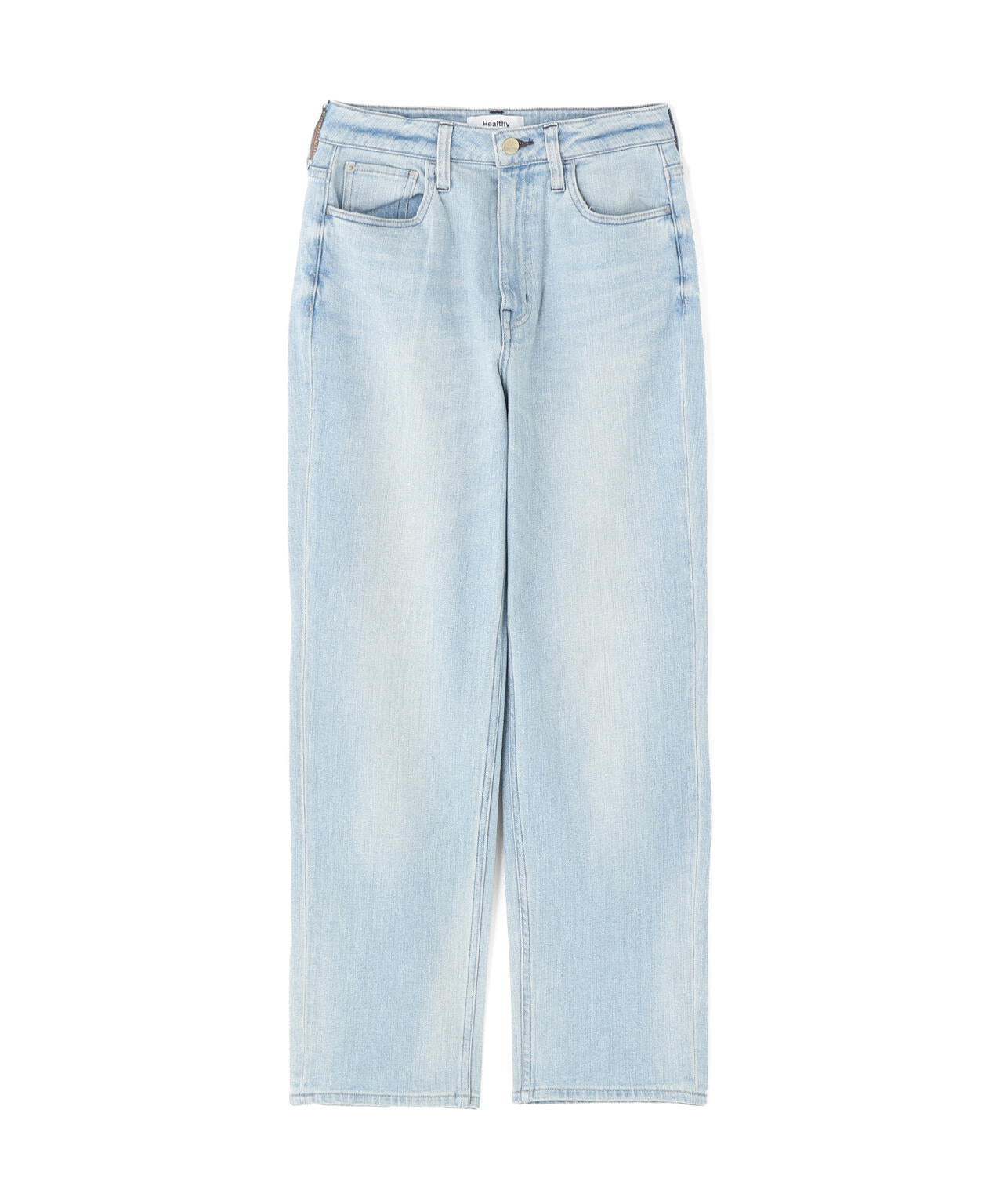 <FUDGE掲載><Healthy DENIM>ハイライズストレートデニムパンツ