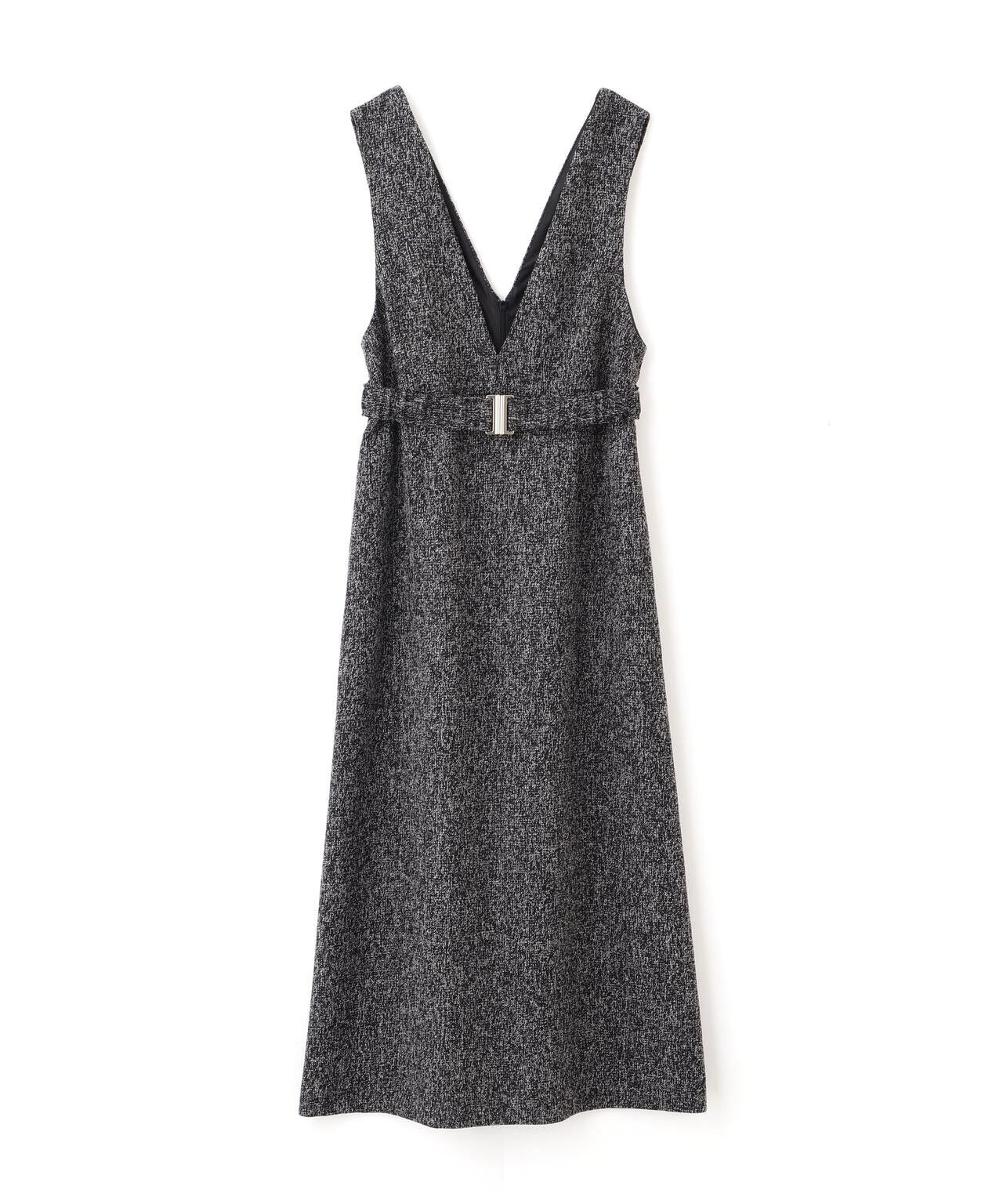 ベルト付Vネックジャンスカ