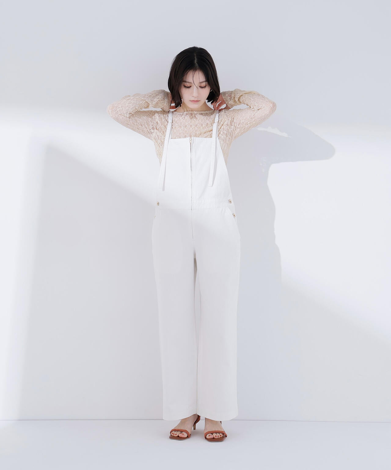 デニムオールインワン