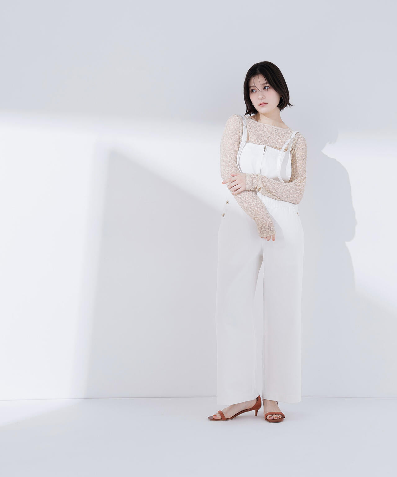 デニムオールインワン