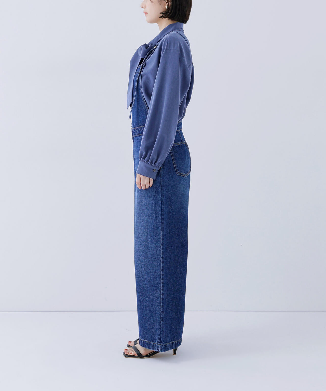 デニムオールインワン