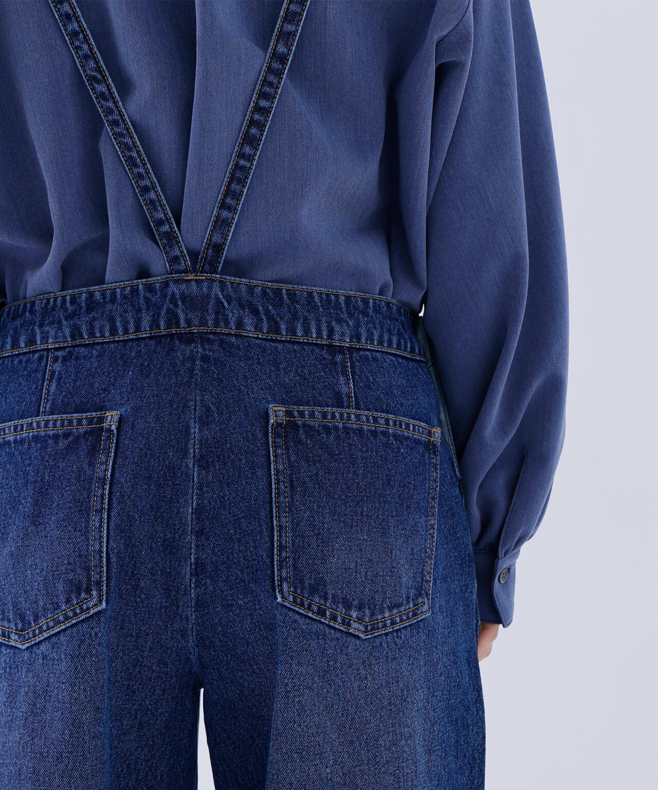 デニムオールインワン