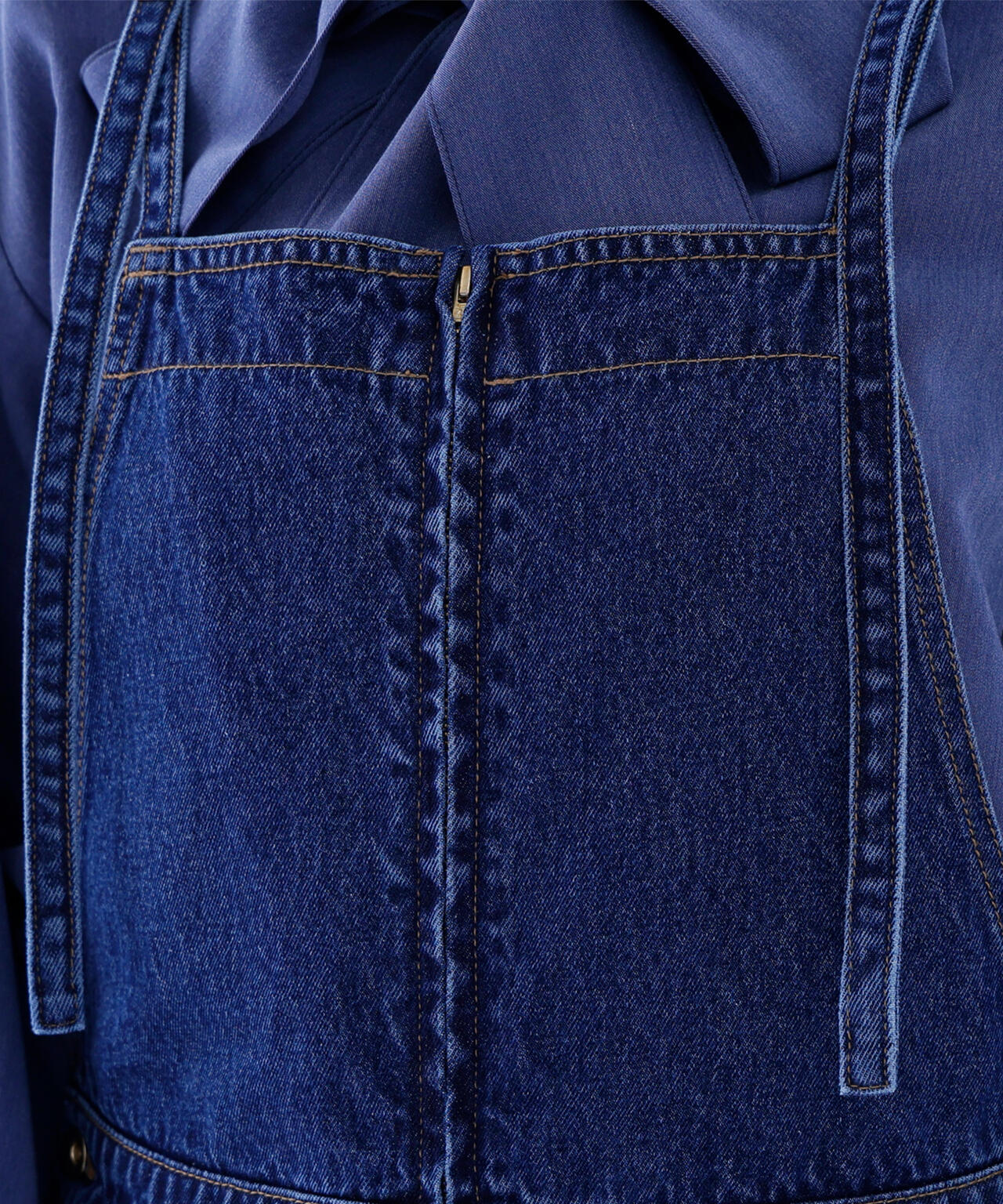 デニムオールインワン