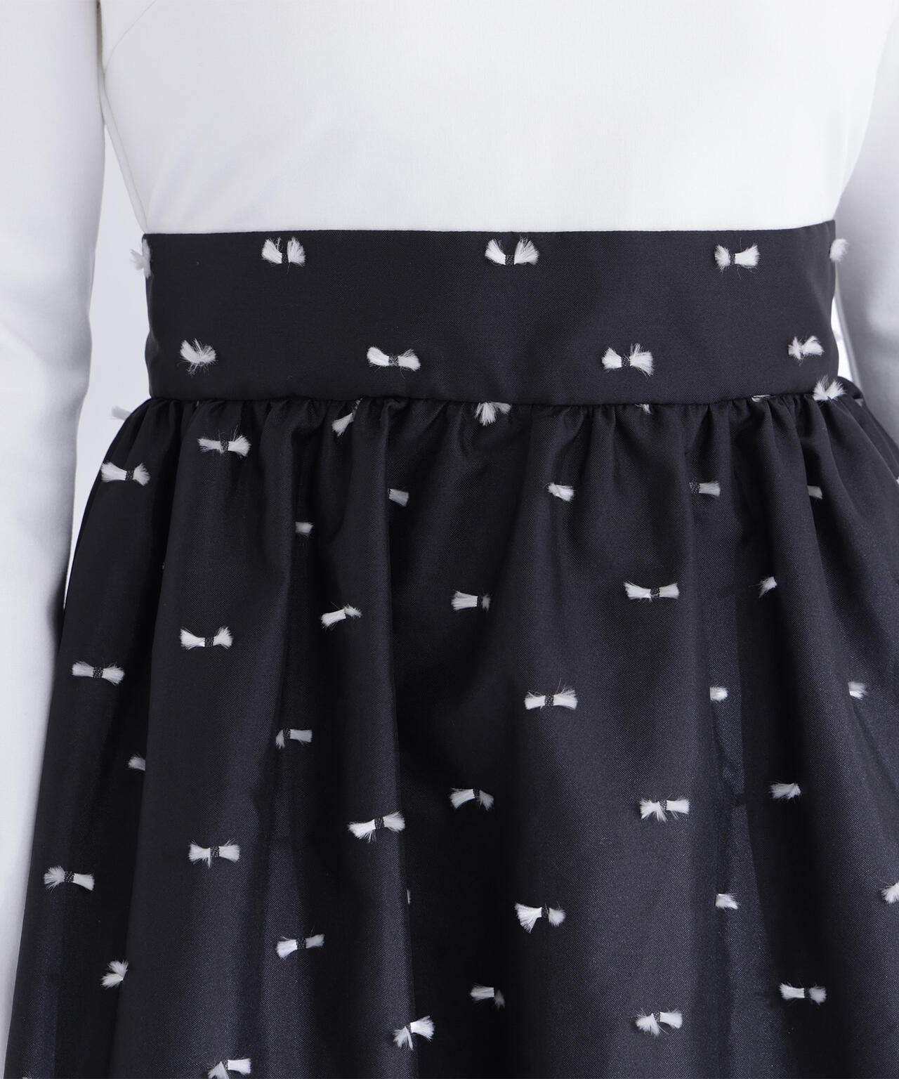 リボンジャガードドッキングワンピース