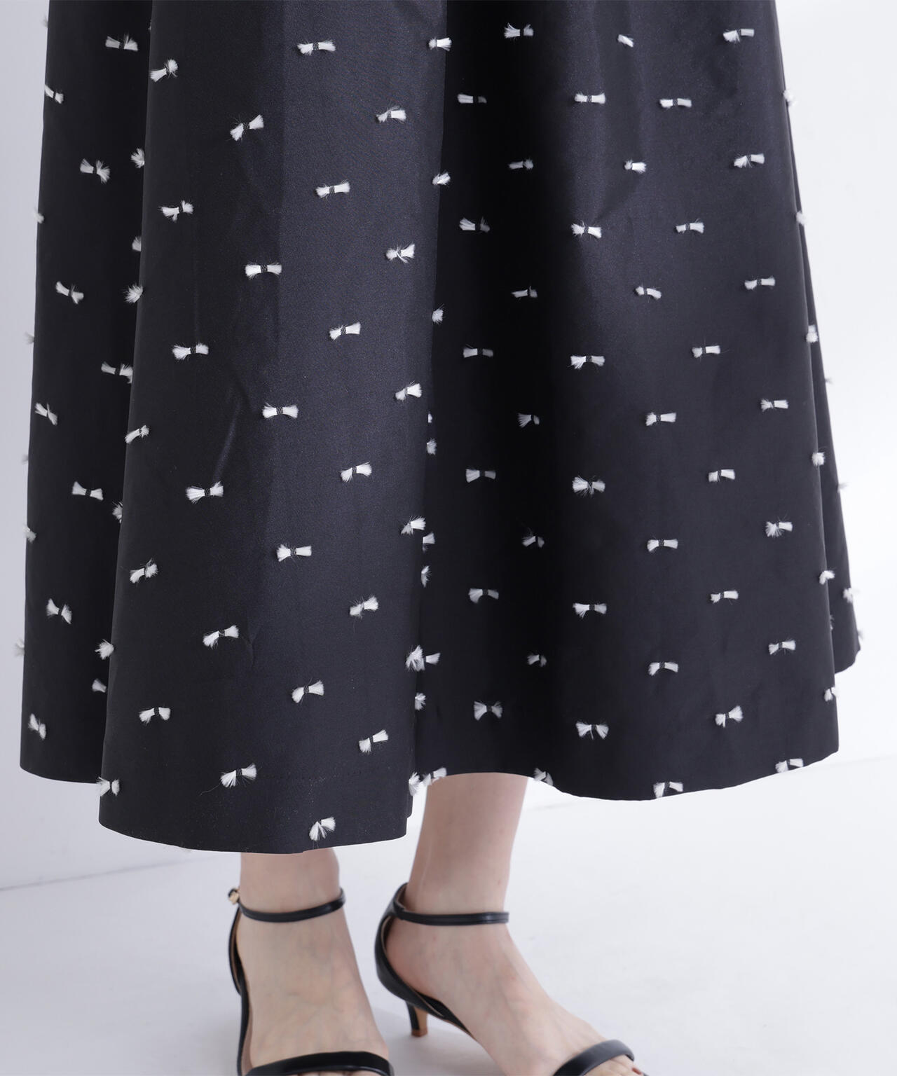 リボンジャガードドッキングワンピース