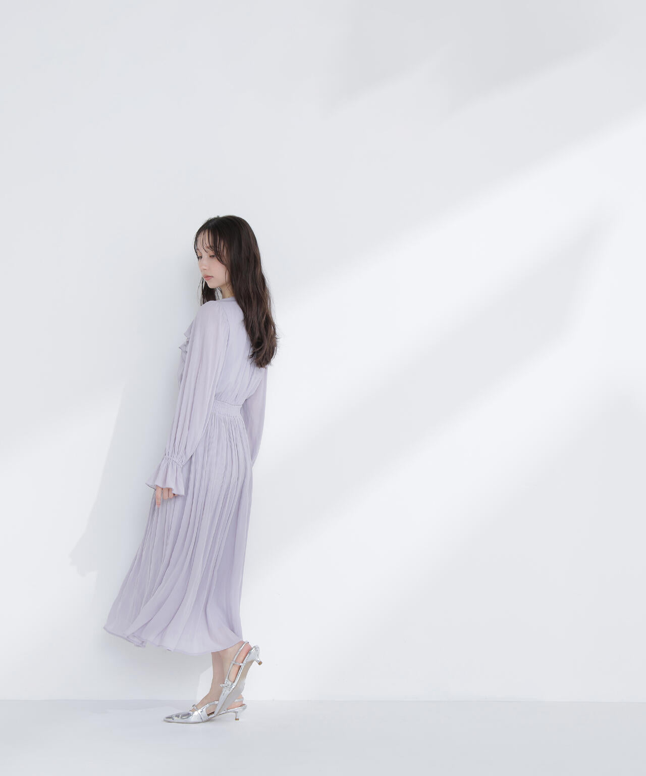 ラッフルデザインワンピース