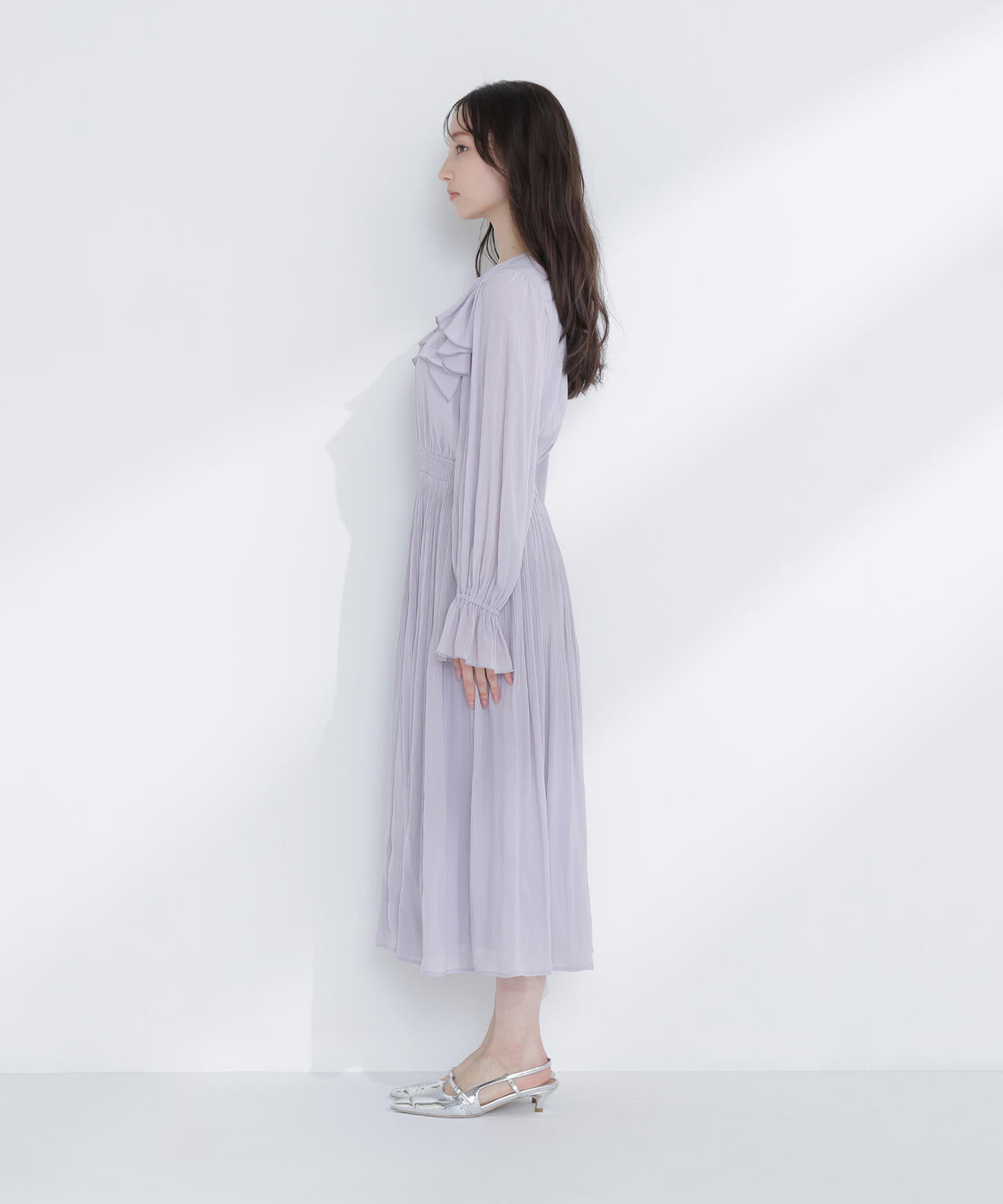 ラッフルデザインワンピース