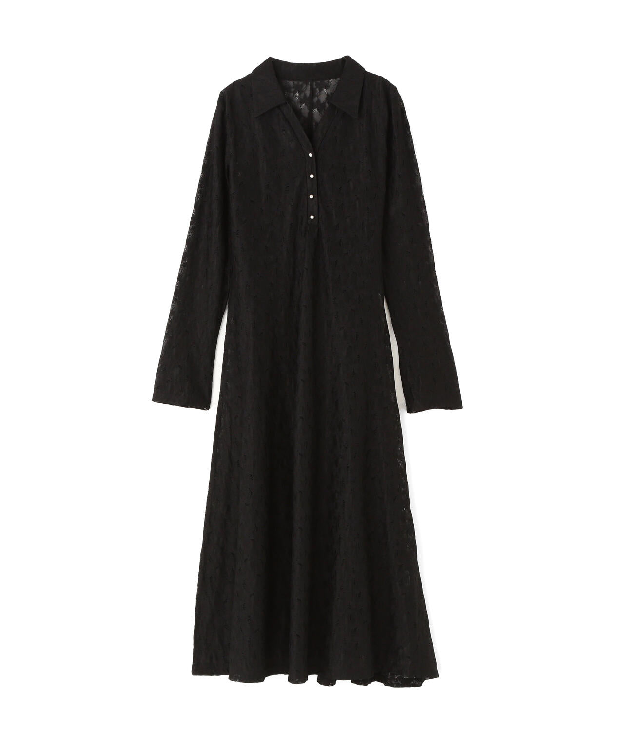 レーススキッパーシャツワンピース