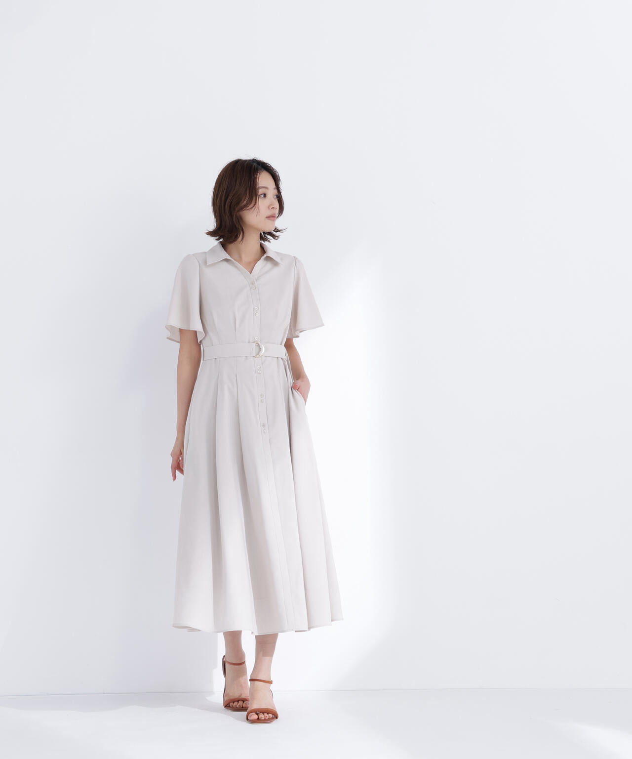 【6/5~6/7 オンライン限定2buy10%OFF対象】【sweet掲載】【ちょうど、いい服】“初めまして”がうまくいく好印象ワンピース