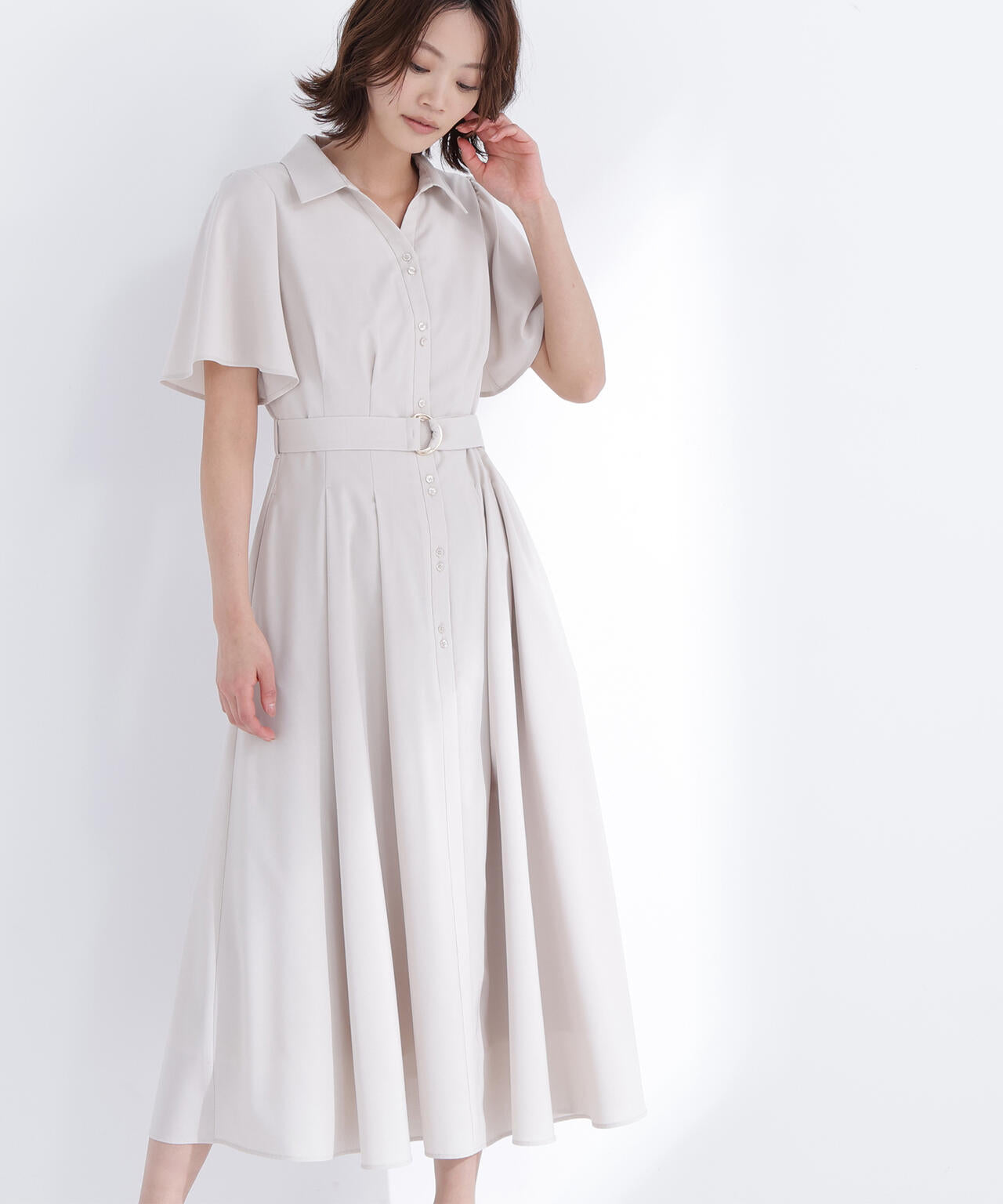 【6/5~6/7 オンライン限定2buy10%OFF対象】【sweet掲載】【ちょうど、いい服】“初めまして”がうまくいく好印象ワンピース