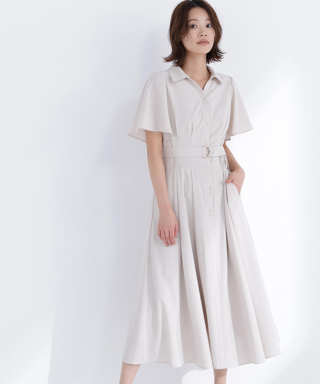 【6/5~6/7 オンライン限定2buy10%OFF対象】【sweet掲載】【ちょうど、いい服】“初めまして”がうまくいく好印象ワンピース