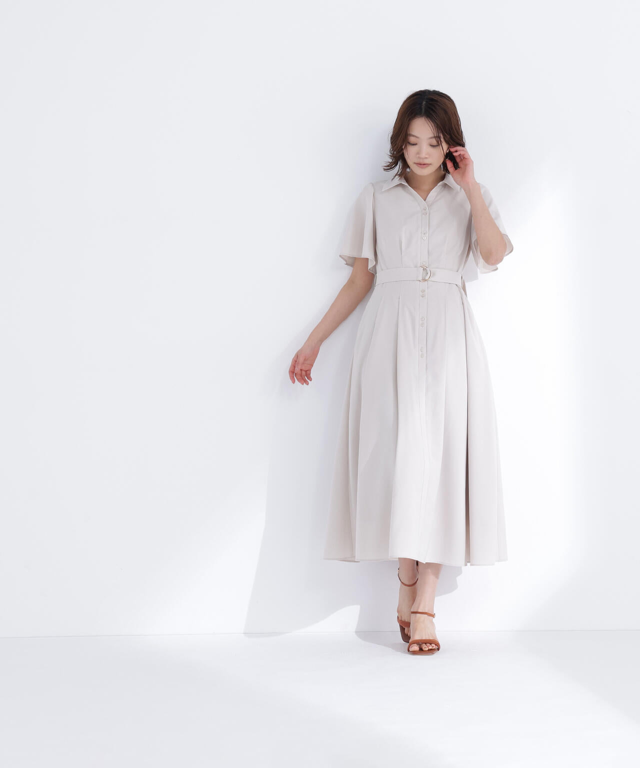 【6/5~6/7 オンライン限定2buy10%OFF対象】【sweet掲載】【ちょうど、いい服】“初めまして”がうまくいく好印象ワンピース