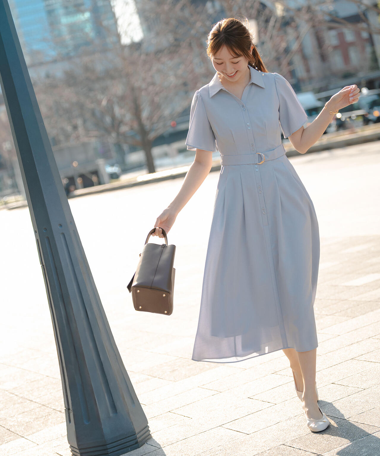 【sweet掲載】【ちょうど、いい服】“初めまして”がうまくいく好印象ワンピース
