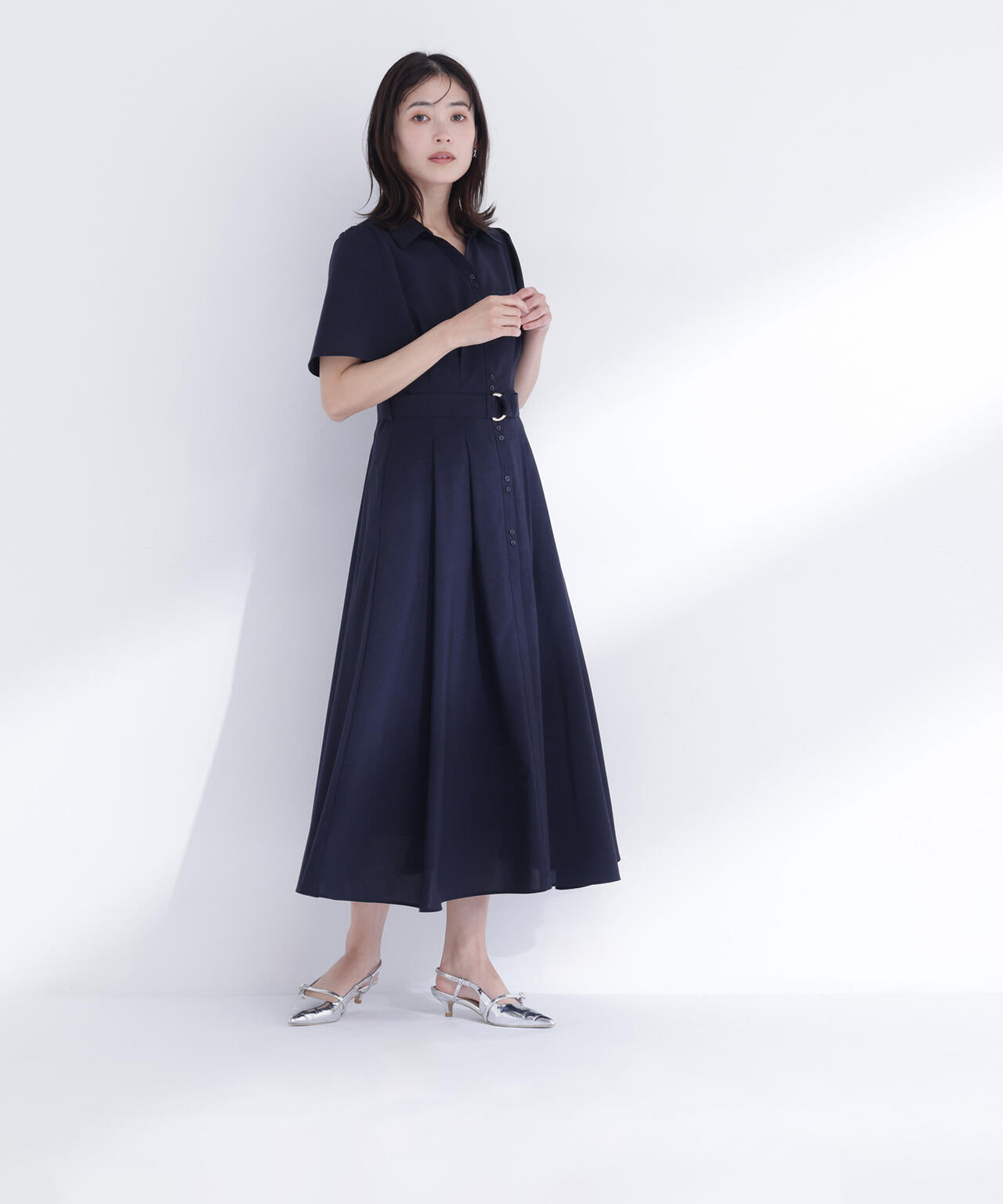 【6/5~6/7 オンライン限定2buy10%OFF対象】【sweet掲載】【ちょうど、いい服】“初めまして”がうまくいく好印象ワンピース