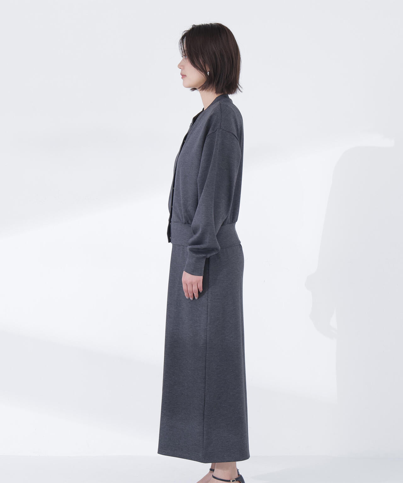 カーデセットナローワンピース